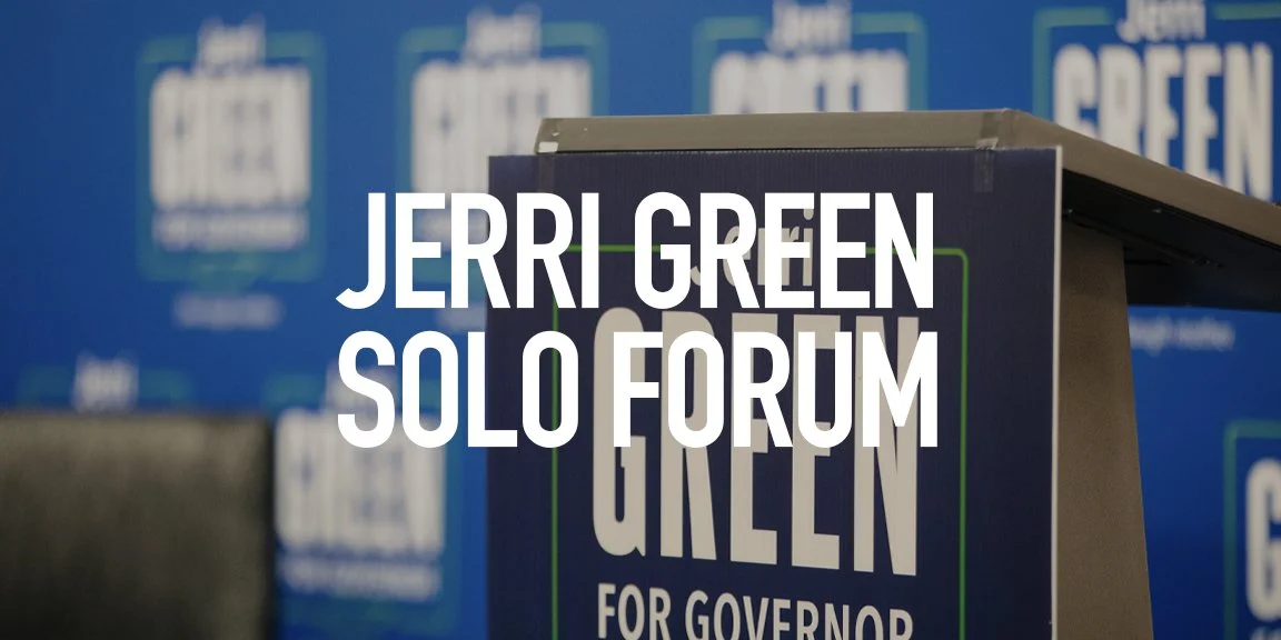       
  
     Jerri Green’s Solo Forum in Brentwood   September 30, 2026. Brentwood, Tennessee   Jerri Green took the stage Wednesday night at the Sheraton Nashville Brentwood for a solo gubernatorial forum hosted by Justin Kanew of The Tennessee Ho