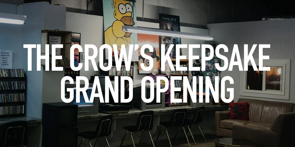       
  
    My sister Steph Farrar and her boyfriend Jono Painter opened  The Crow’s Keepsake  in Tullahoma.  Antiques, vintage stuff, weird stuff, cool stuff and all the other things you probably don’t need but will somehow convince yourself you a