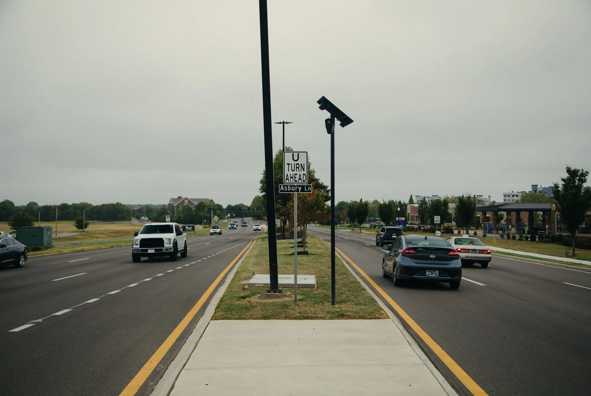Camera: FLK-MUR-003
Location: Medical Center Parkway & Asbury Lane
GPS: 35°52'01.6"N 86°27'16.6"W
Direction: 296°
Captured: 9/23/2026
Notes: Facing west/northwest toward Medical Center/I-24