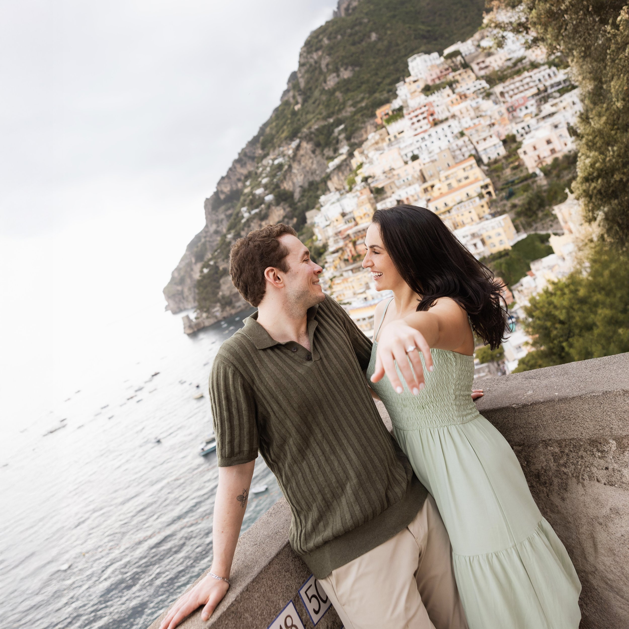 Surprise Proposal in Positano - Brian & Annette’s Romantic Engagement