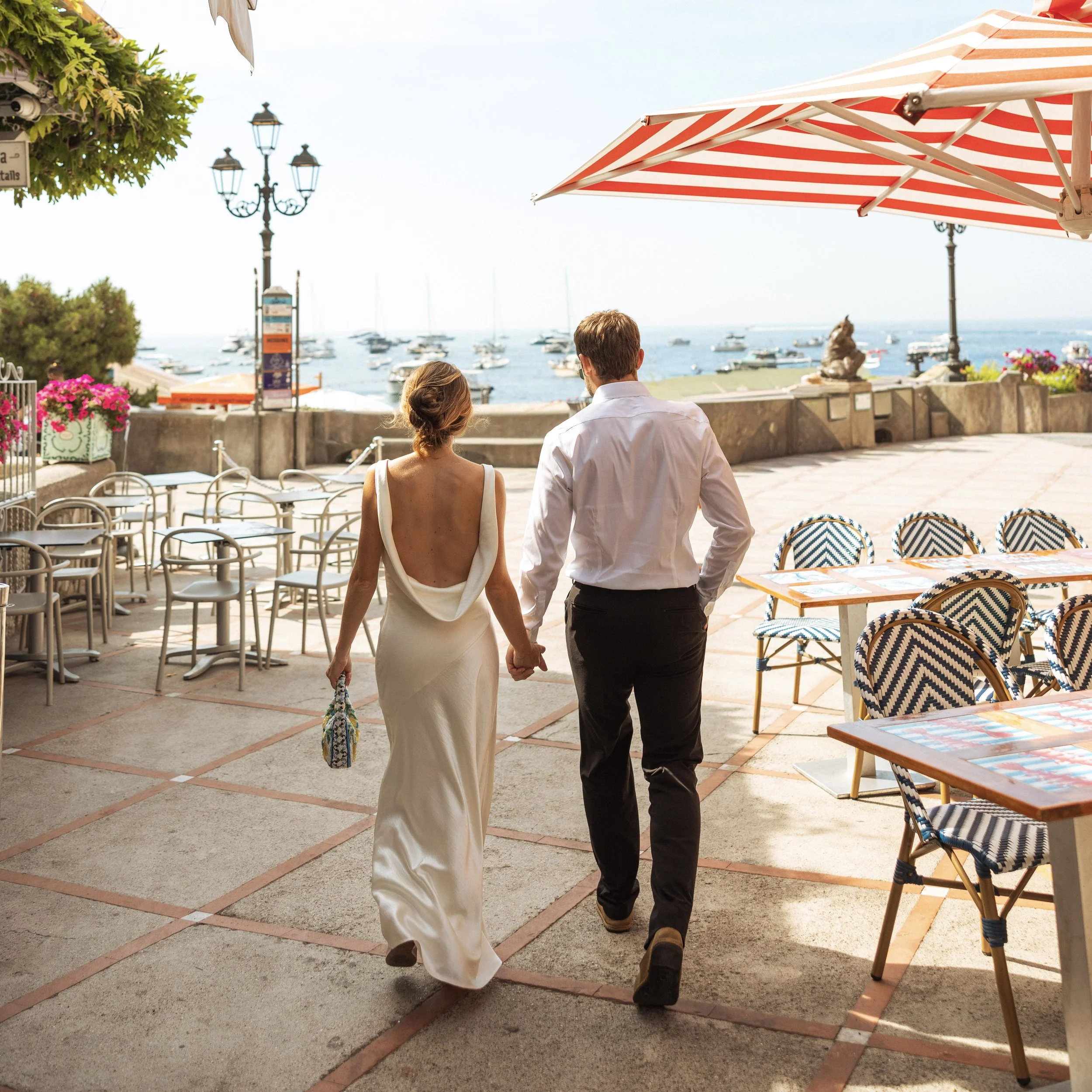 Amalfi Coast Boat Vow Renewal in Positano | Sam & Laura