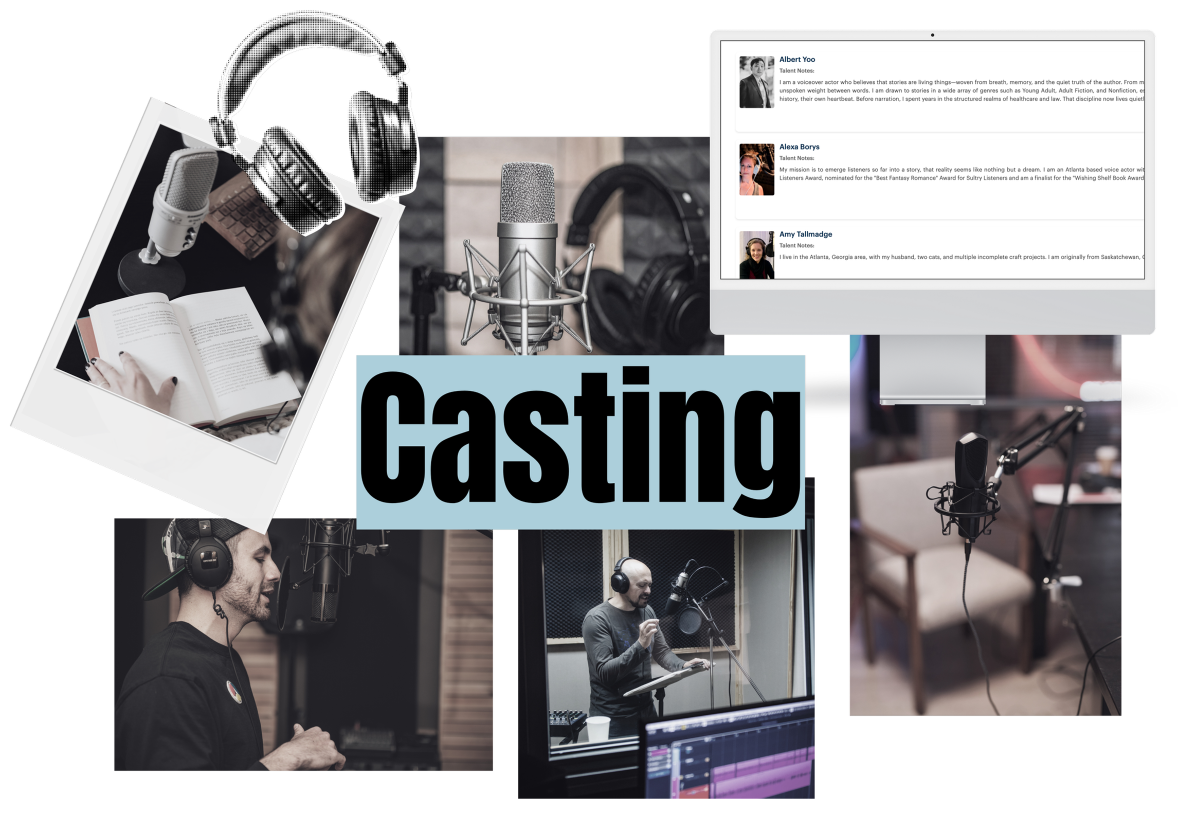 John Marshall Media provides outstanding casting services for audiobooks, podcasts and more