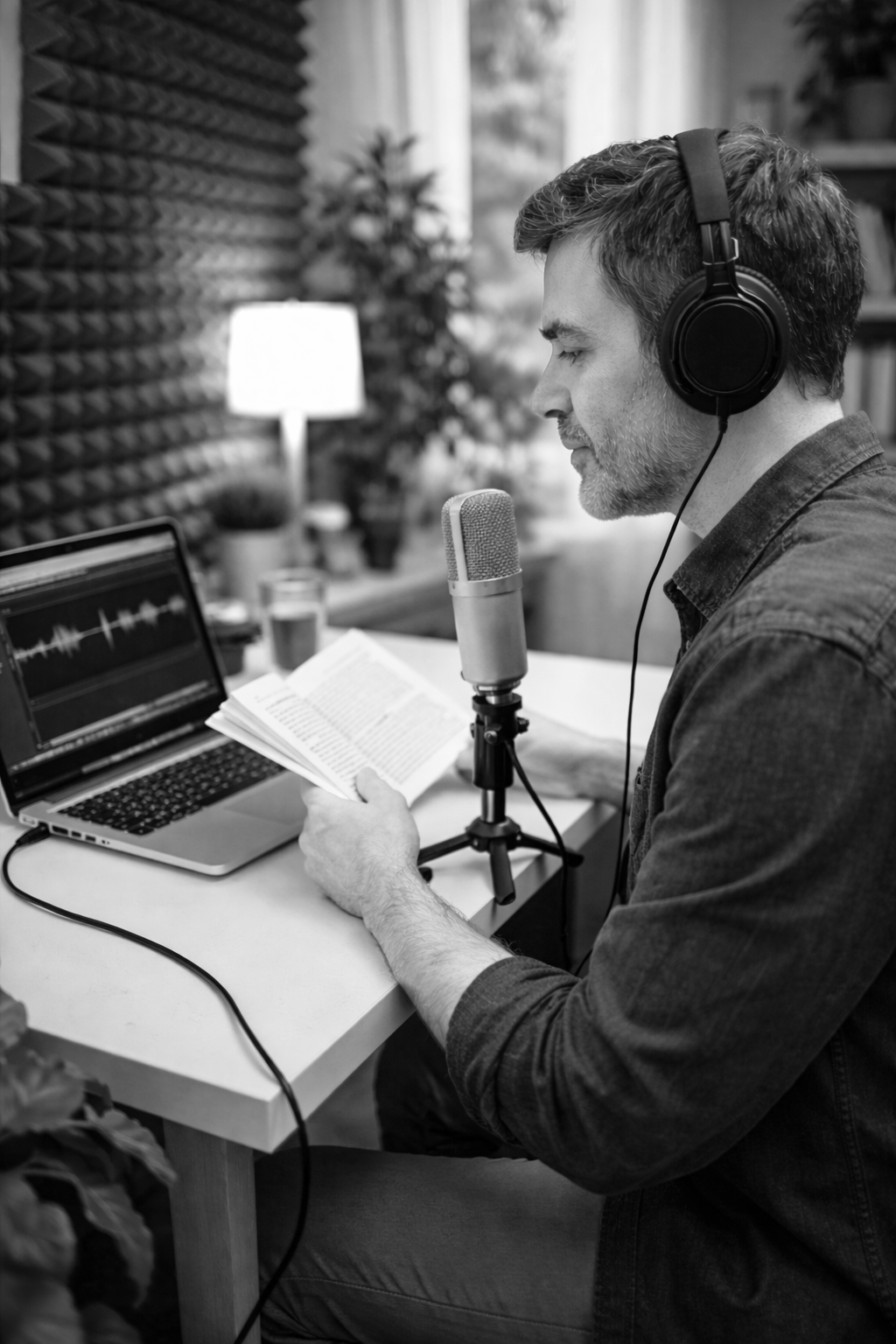 John Marshall Media's home-studio capabilities for audiobook narrators