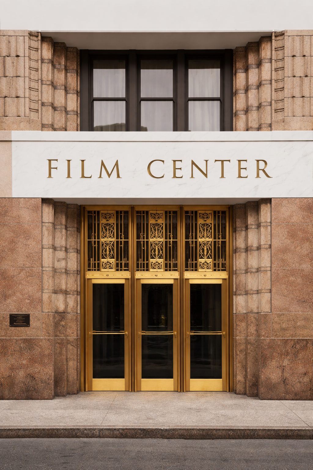 Entrance to John Marshall Media’s New York City voice recording studios in Manhattan