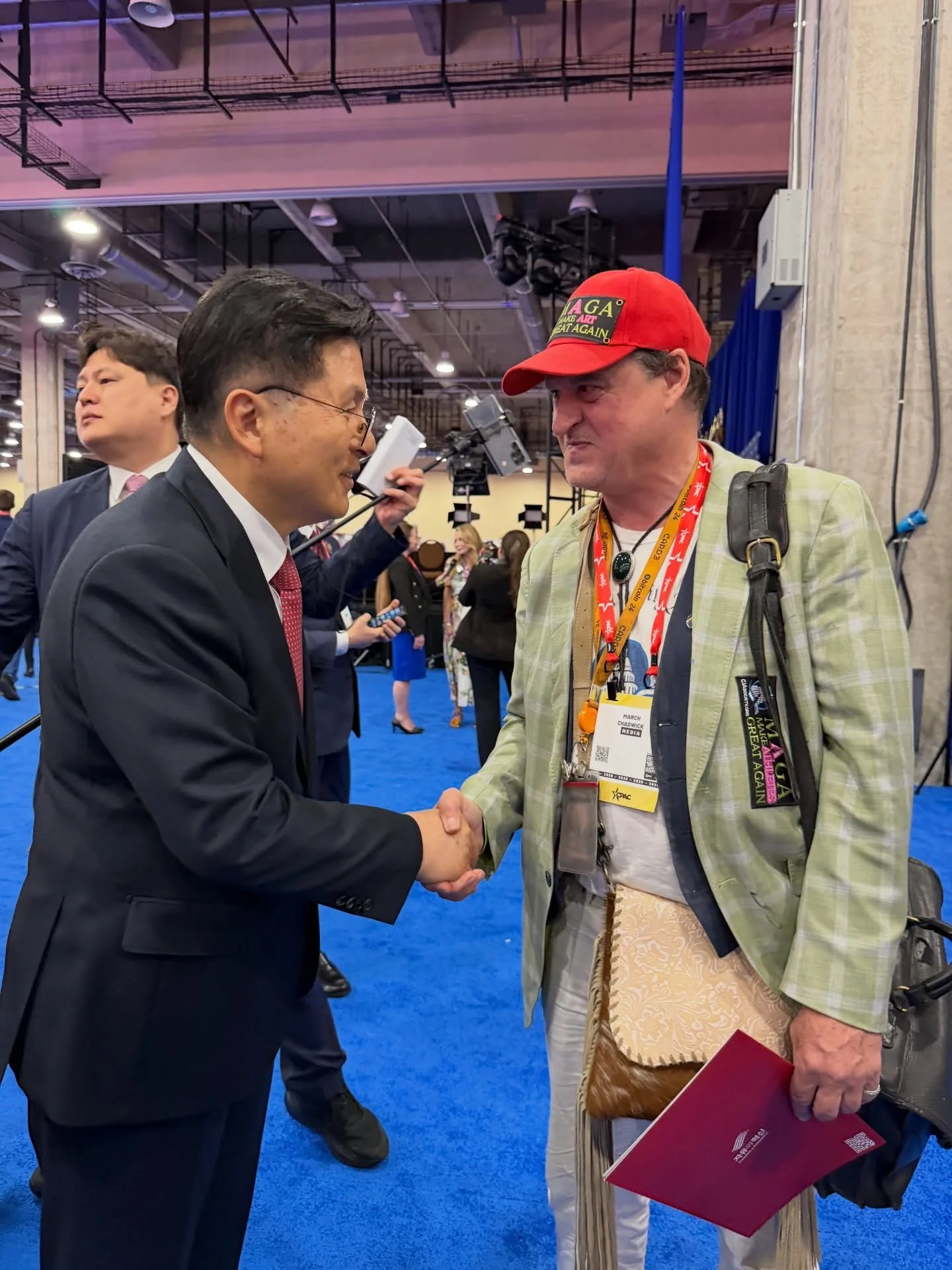 Thank you to the Constitution Arts Society partners Tom Chesser Rise Up Media and marketing and New York City art collector and philanthropist Anthony Buhl for a wonderful break from our @CPAC media booth, trip to the @kimbellartmuseum @kimballartcen