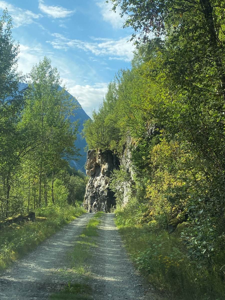 Haraldsfallet. Here, Sunndalen is at its narrowest.