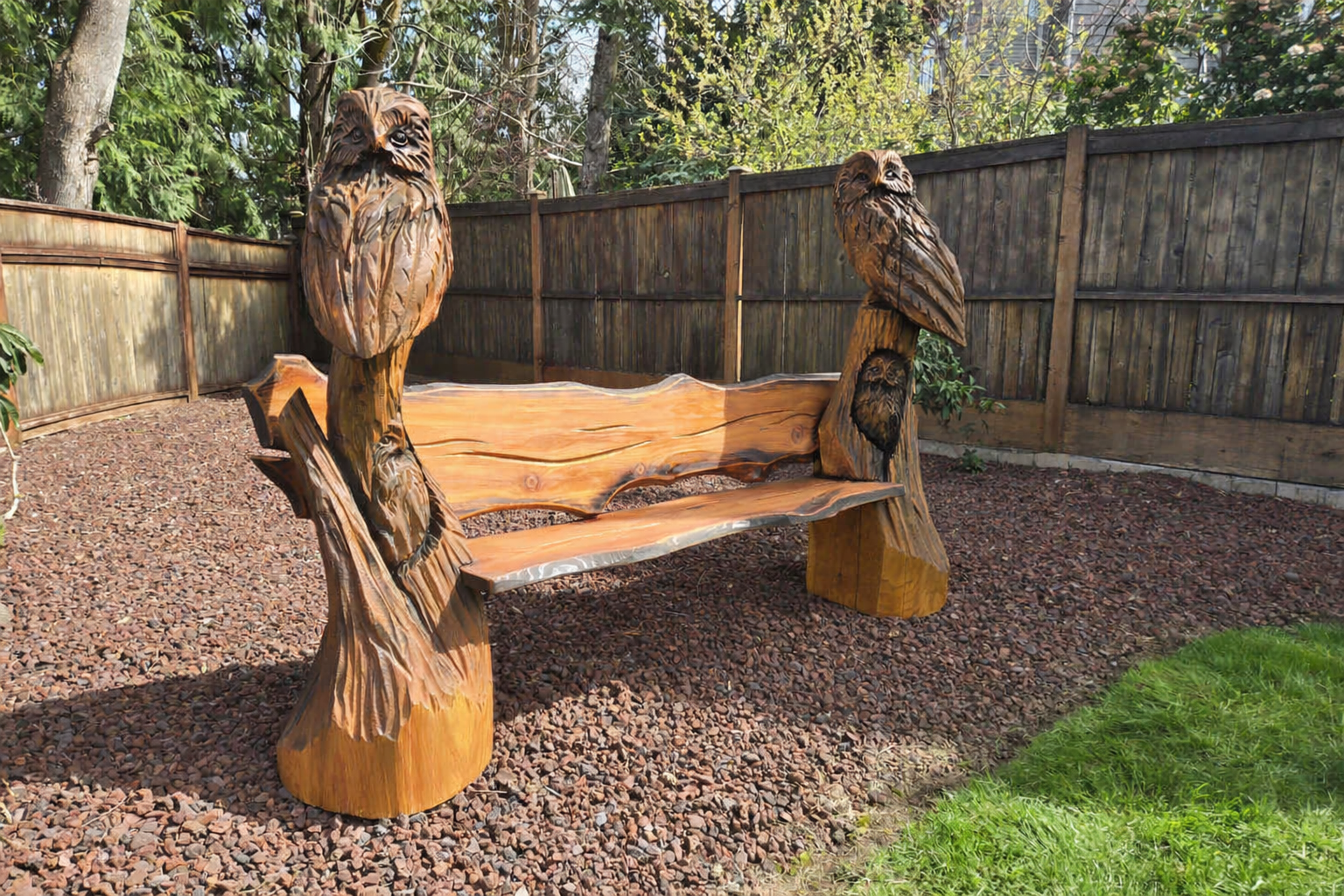 Owl Bench (Made-to-Order)