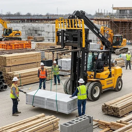 Essential Forklift Attachments for Construction Success: Optimising Safety, Efficiency, and Versatility