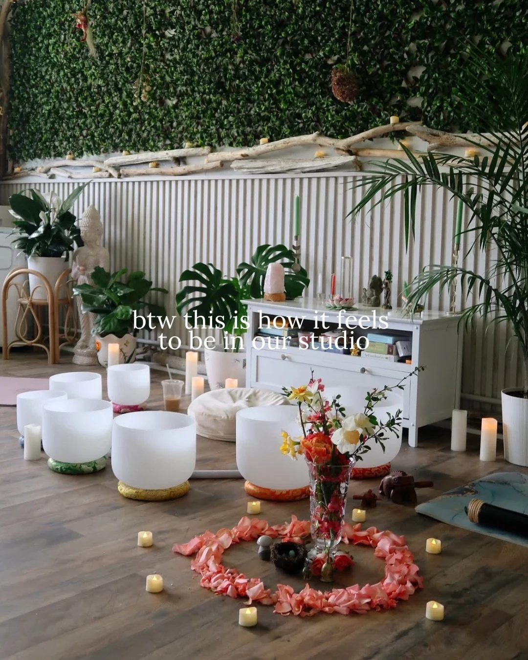 looking for a space on the seacoast of New Hampshire that feels like one of these spaces? look no further&hellip;. because we are quite literally an oasis ✨🪞🪺🧺🪽🫶🏻💐

we offer therapeutic sound healing, meditation, yoga, sound baths, channeling,