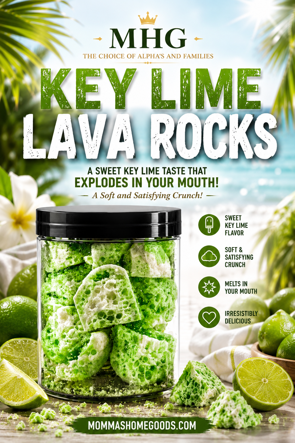 Key Lime Lava Rocks