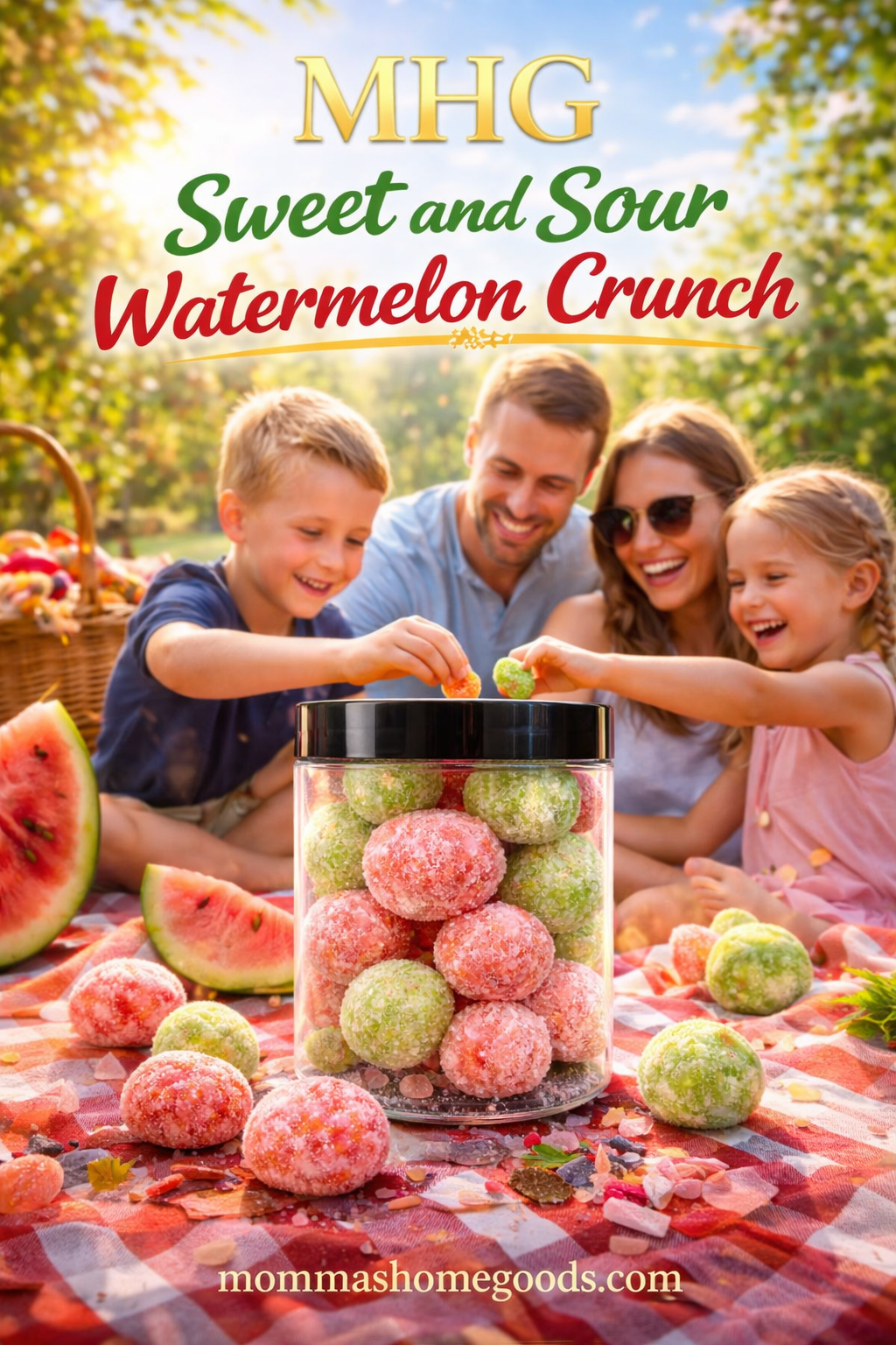 Sweet and Sour Watermelon Crunch
