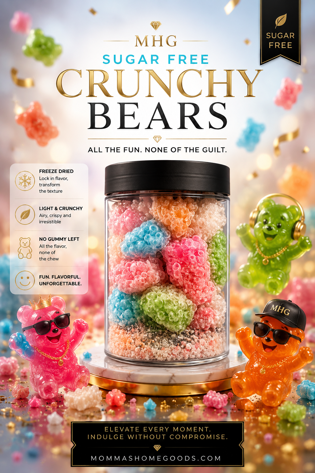 Sugar Free Crunchy Bears