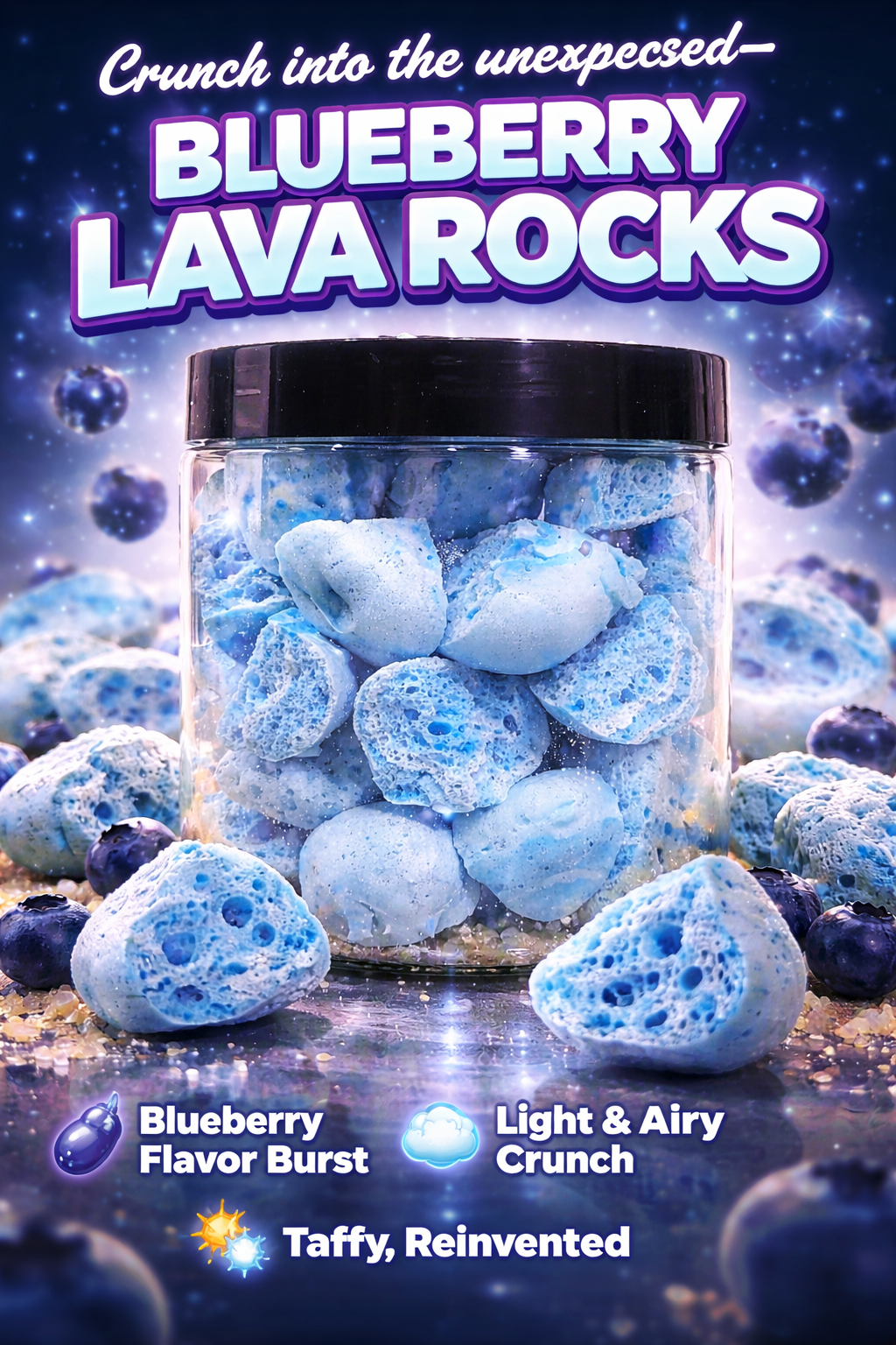 Blueberry Lava Rocks