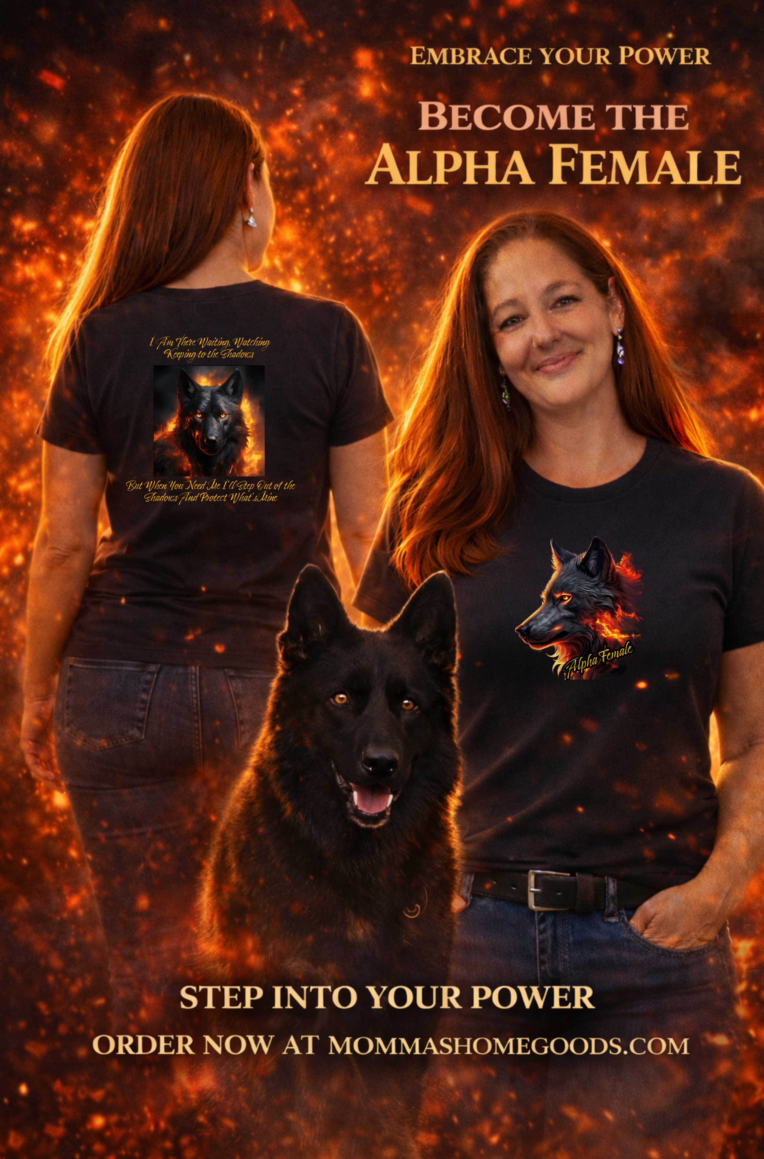 Alpha Female In the Shadows T-Shirt