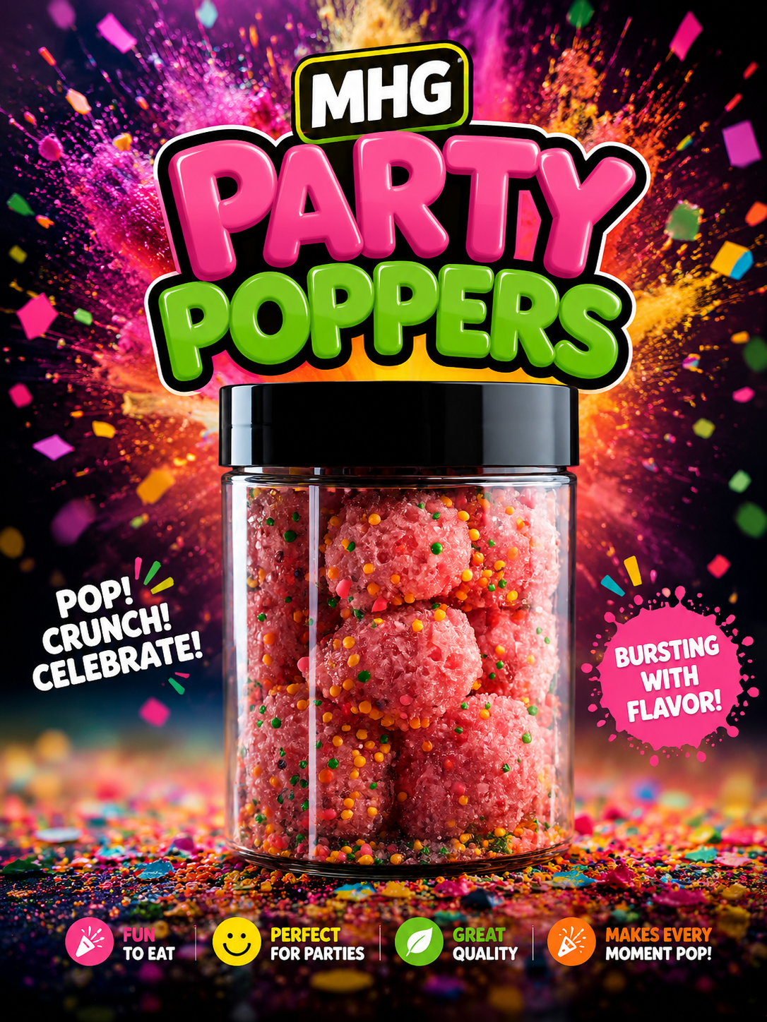 Party Poppers