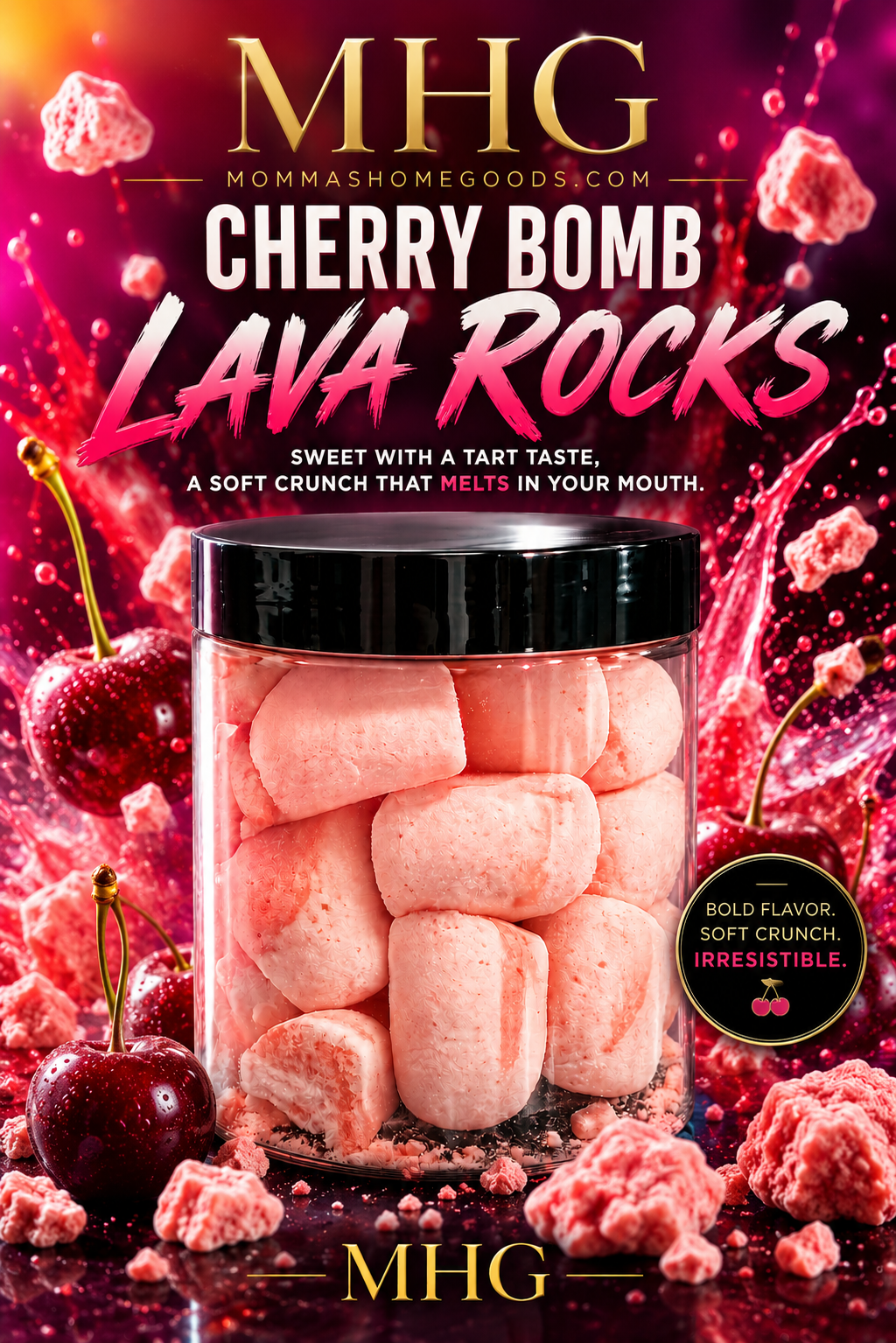 Cherry Bomb Lava Rocks