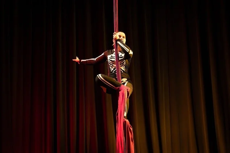 Monarch Aerial Arts Presents: CIRQUE DU SCREAM 
🕸️ Fear takes flight on aerial silks, lyra, trapeze, and beyond&hellip;
✨ Cirque Du Scream | Friday, Oct 24 at 6PM
📍 Fishback Studio Theatre &mdash; Oscar Larson Performing Arts Center
🎟️ $10 adults 