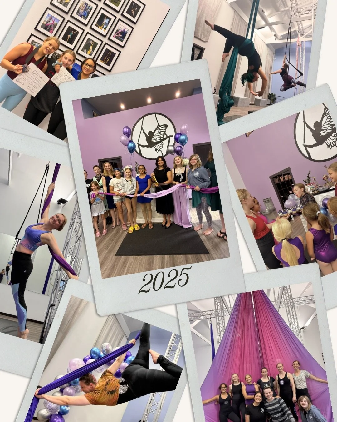 ✨ 2025 &mdash; A Year in Review ✨

&bull; February: Build day with @verticalartdance , transforming an empty space into the studio we dreamed of. Every wall, rig point, and detail brought us one step closer to flight. ❤️💜

&bull; April: Opening day!