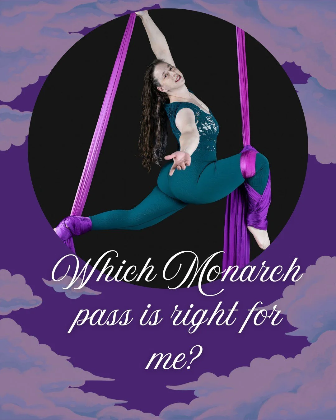 Not sure which Monarch pass is the right fit for you or your aerialist? 
We offer flexible punch pass options designed to support different class types and training goals. 
Whether you&rsquo;re attending regular aerial classes or taking advantage of 