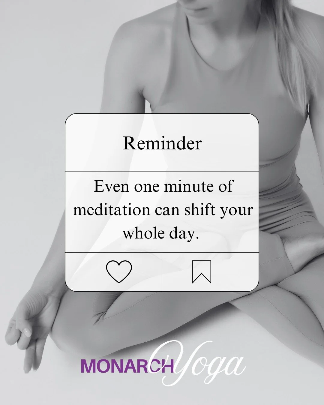 Even one minute of meditation can change the course of your day. 🌿

A single pause.
A deep breath.
A moment to reset.

Sometimes that&rsquo;s all it takes to shift everything. ✨