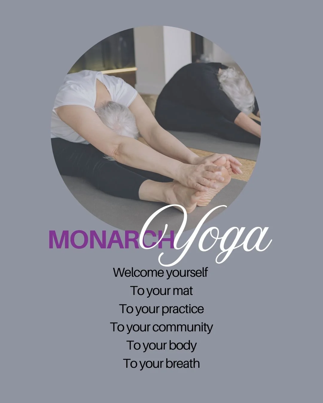 Monarch Yoga 🦋

Yoga for everyone.
Whether you&rsquo;re brand new or have practiced for years, this space is for you. Move, breathe, and reconnect with your body at your own pace.

All levels welcome. 🌿
