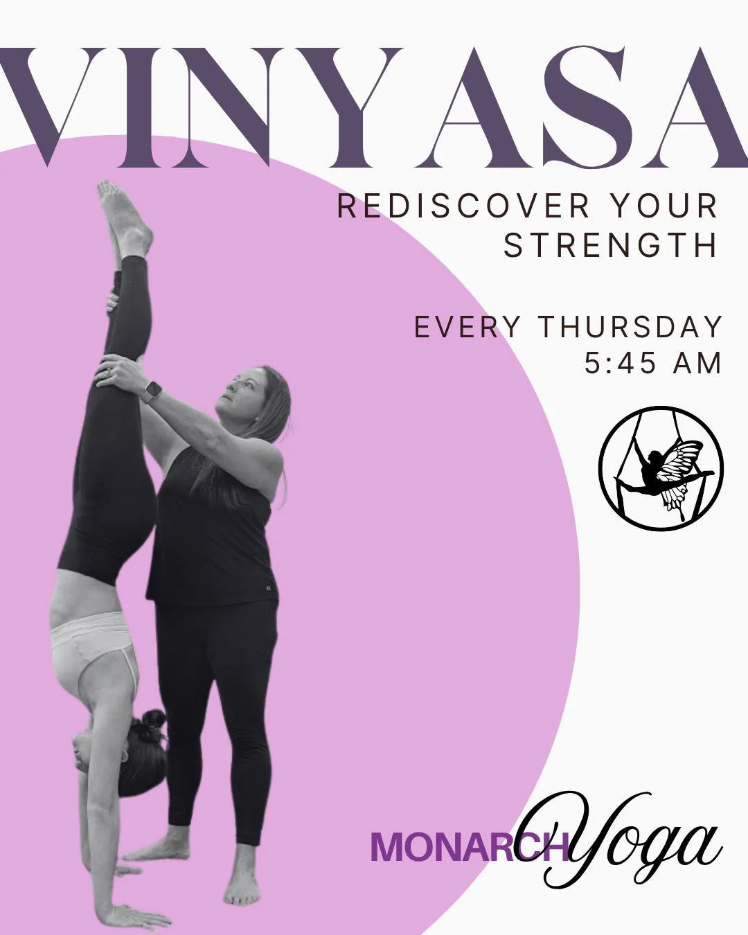 Thursday Vinyasa &bull; 5:45 AM
Start your day with intentional movement, breath, and flow. 🌅

A steady, energizing practice to wake up the body and clear the mind&mdash;before the rest of the world catches up.