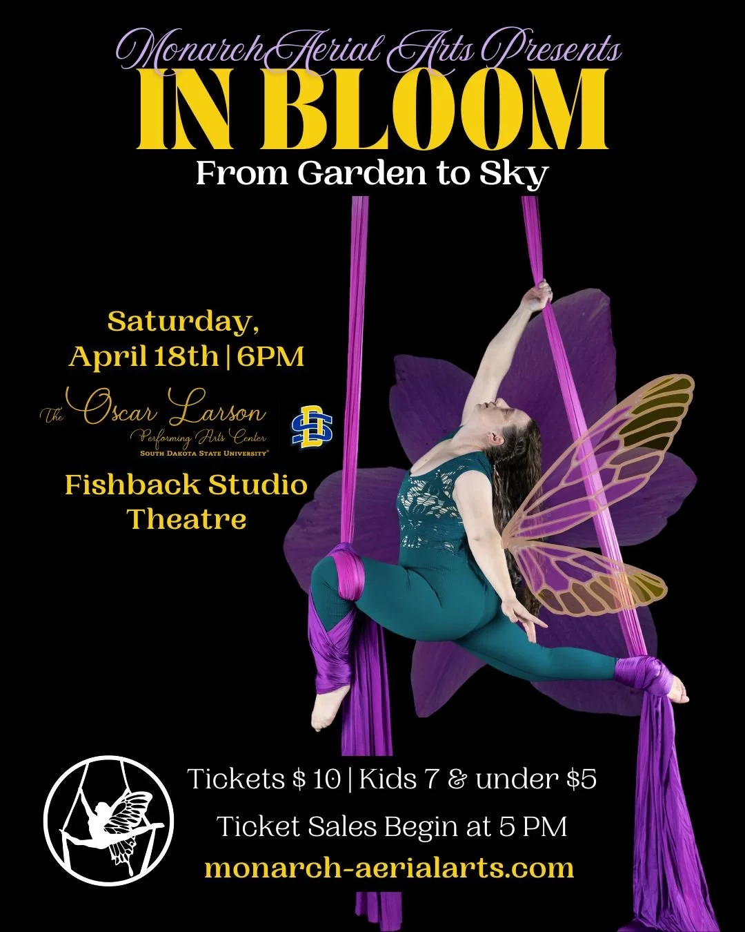 Tomorrow is the day! ✨
Join us for our showcase Saturday at 6pm&mdash;come support our amazing aerialists and enjoy an evening of beautiful performances 🤍
