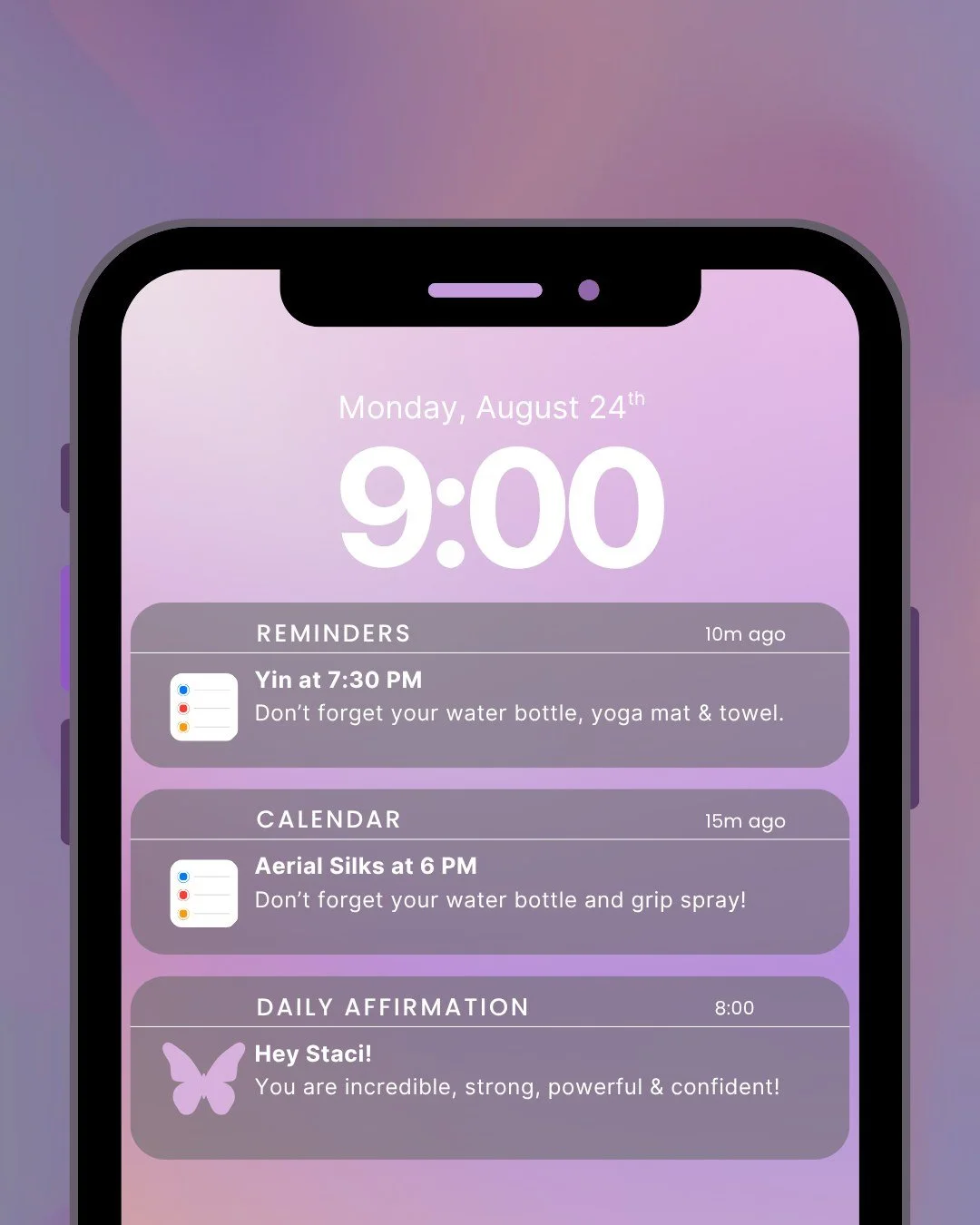 ✨ A little reminder from your future self: book your classes! 💜

Your mat, your apparatus, your happy place &mdash; it&rsquo;s waiting for you. 🦋
Check the schedule, grab your spot, and come move with us!