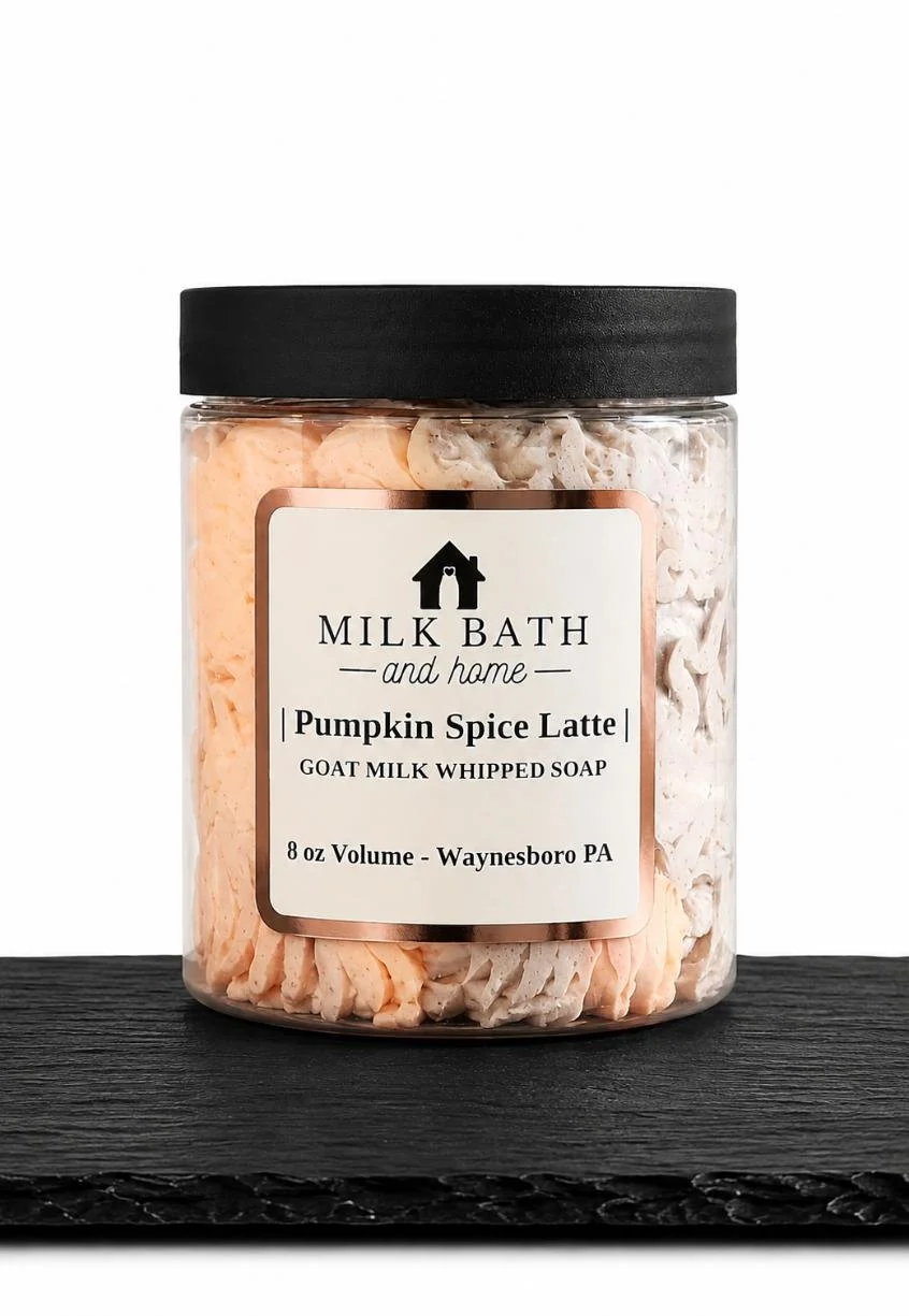 Pumpkin Spice Latte Whipped Soap
