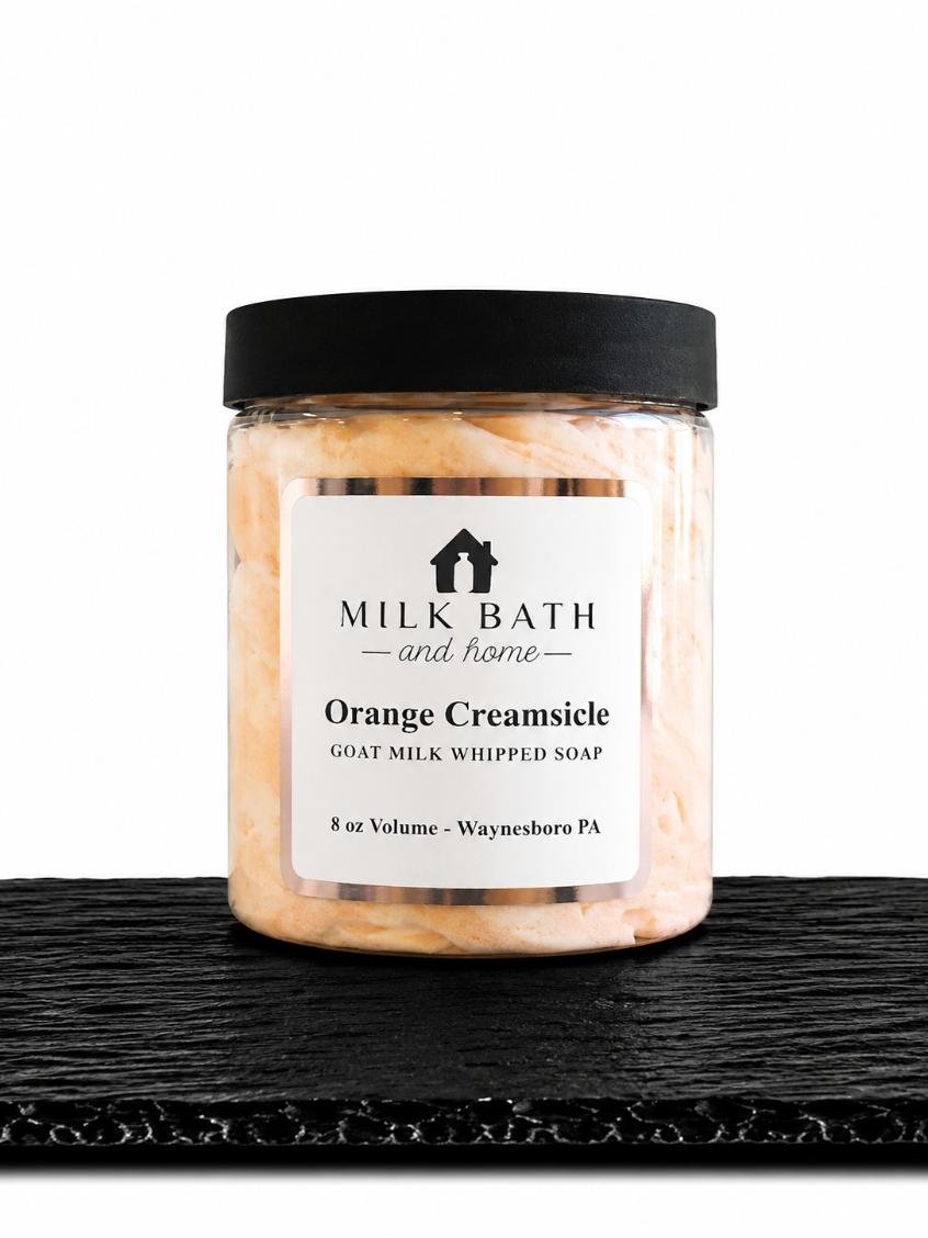 Orange Creamsicle Whipped Soap