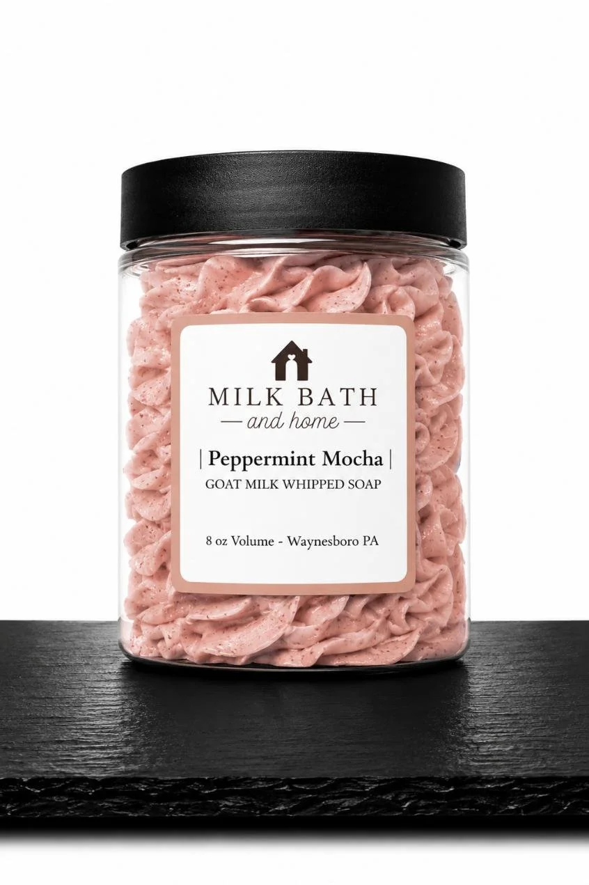 Peppermint Mocha Whipped Soap