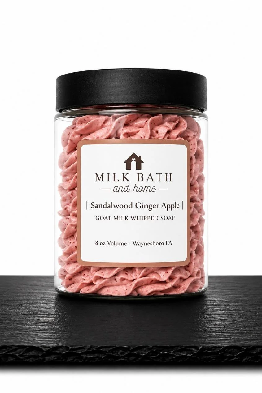 Sandalwood Ginger Apple Whipped Soap