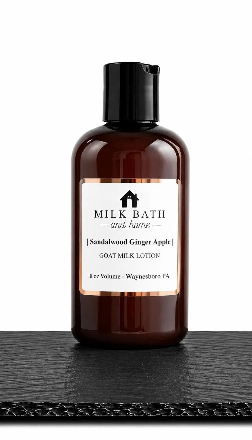 Sandalwood Ginger Apple Goat Milk Lotion