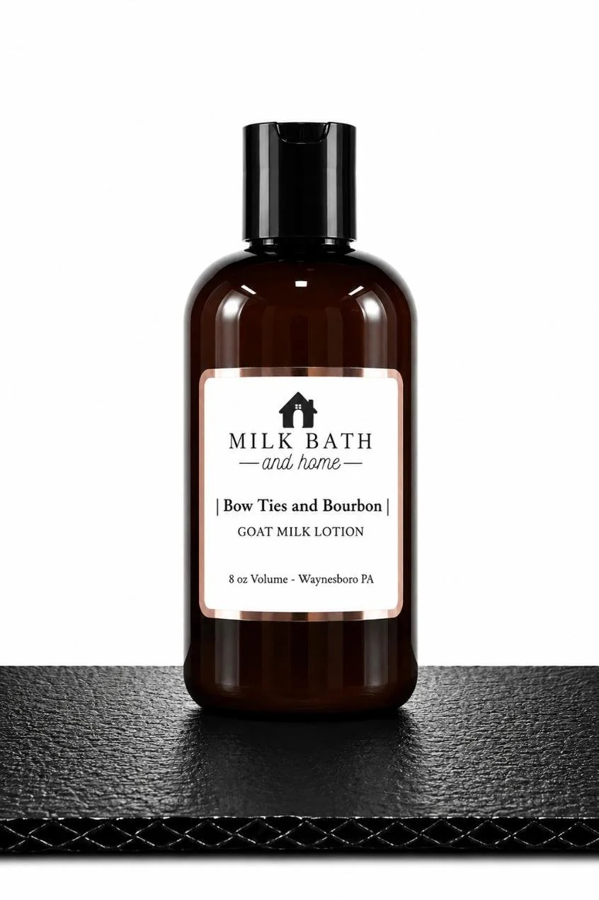 Bow Ties and Bourbon Goat Milk Lotion