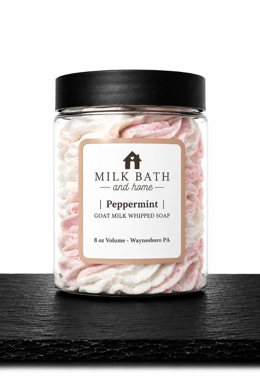 Peppermint Whipped Soap