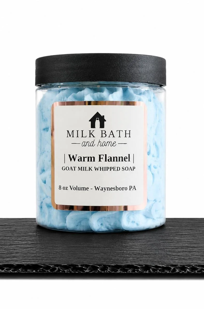 Warm Flannel Whipped Soap