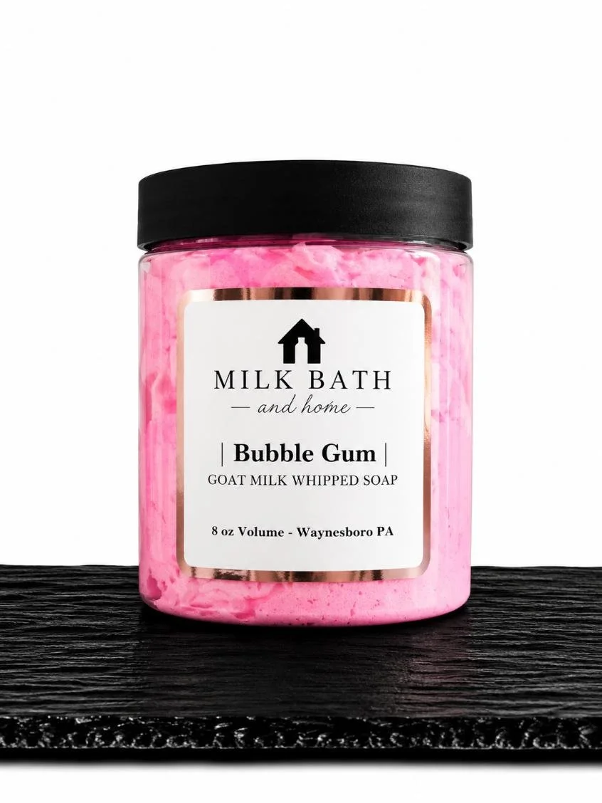Bubble Gum Whipped Soap