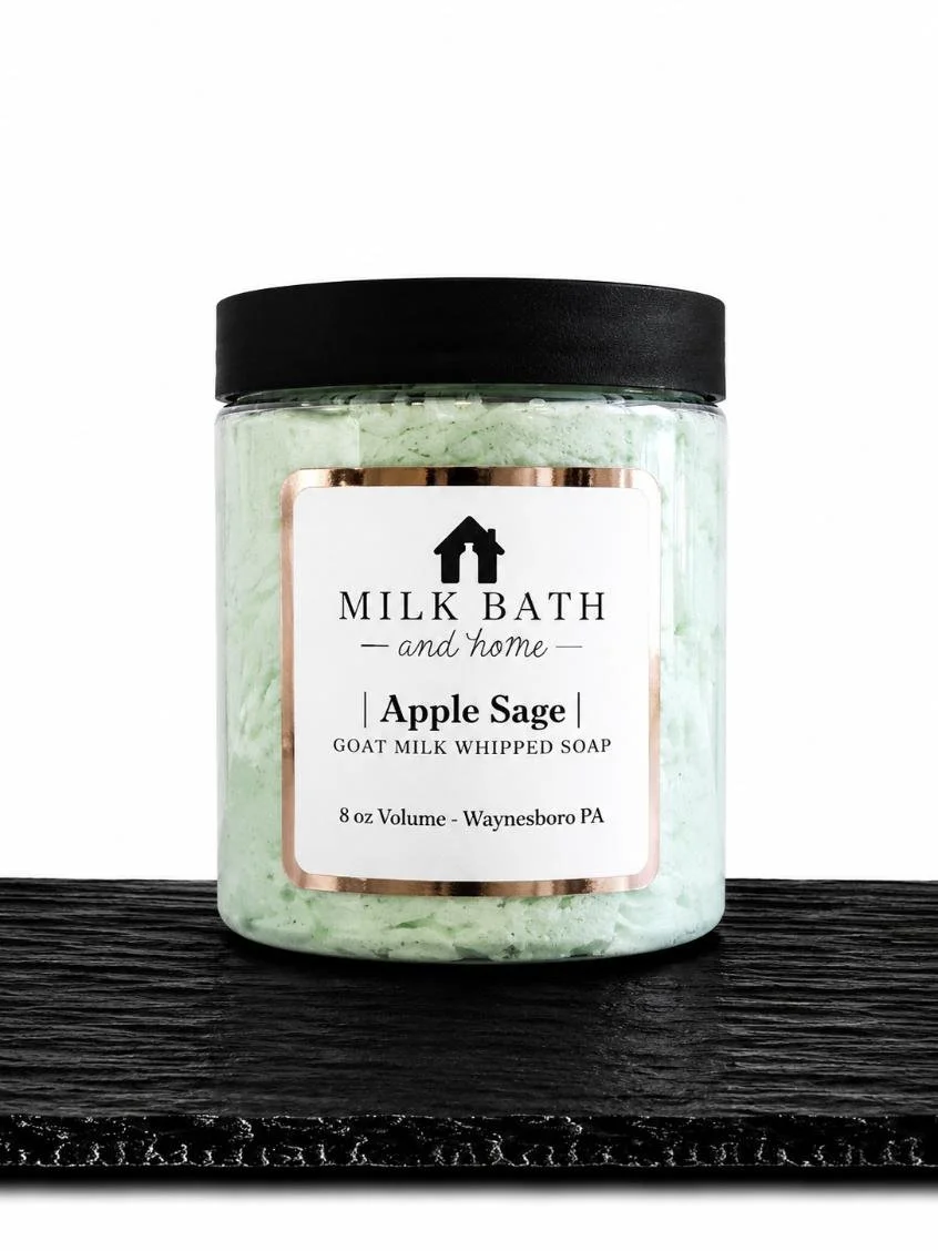 Apple Sage Whipped Soap