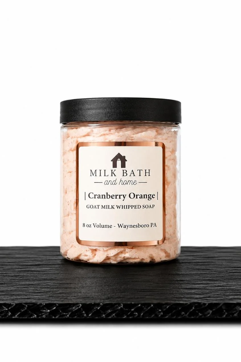 Cranberry Orange Whipped Soap