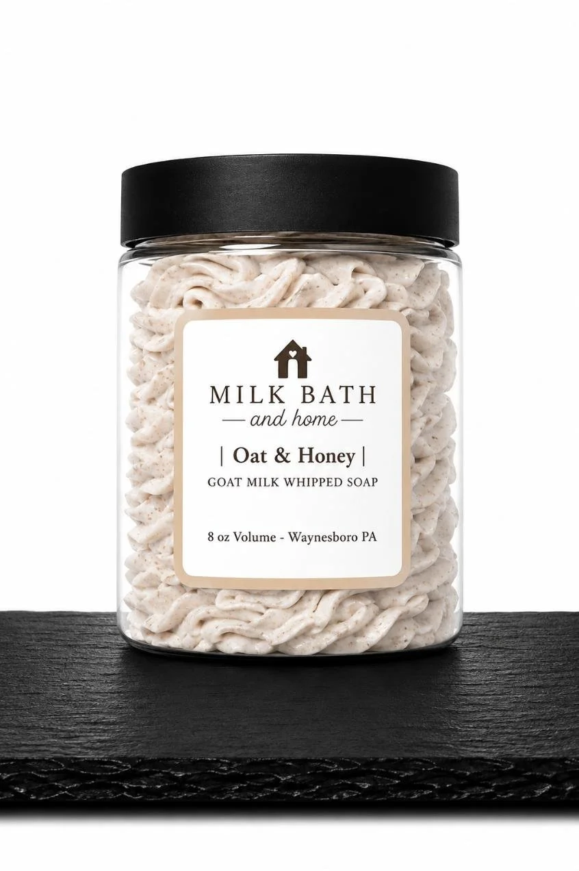 Oat and Honey Whipped Soap