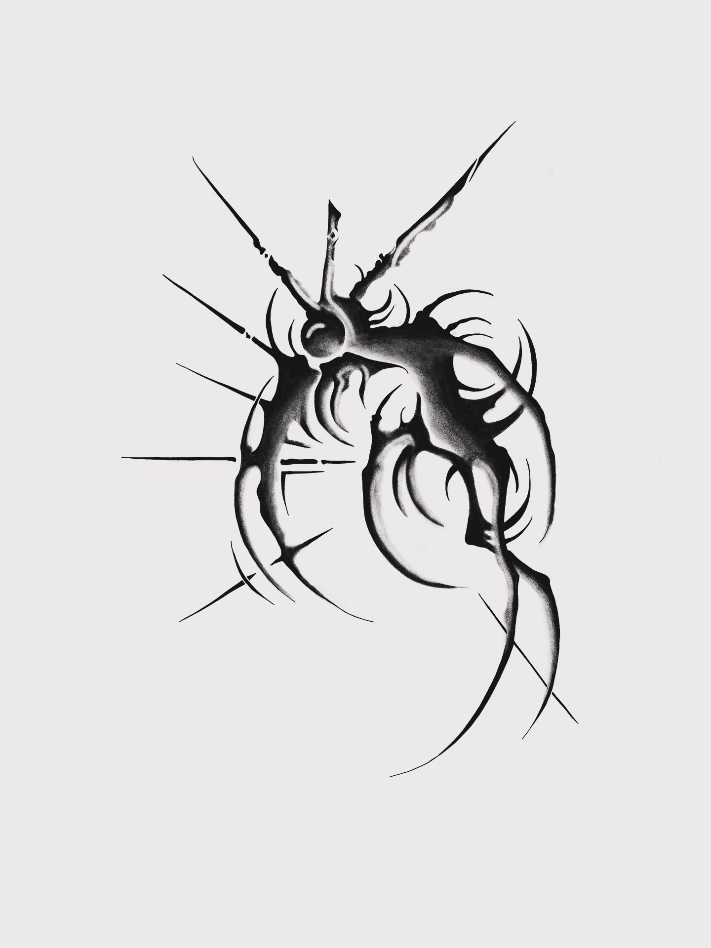 Seahorse from Saturn. 
.
Drawn by me.