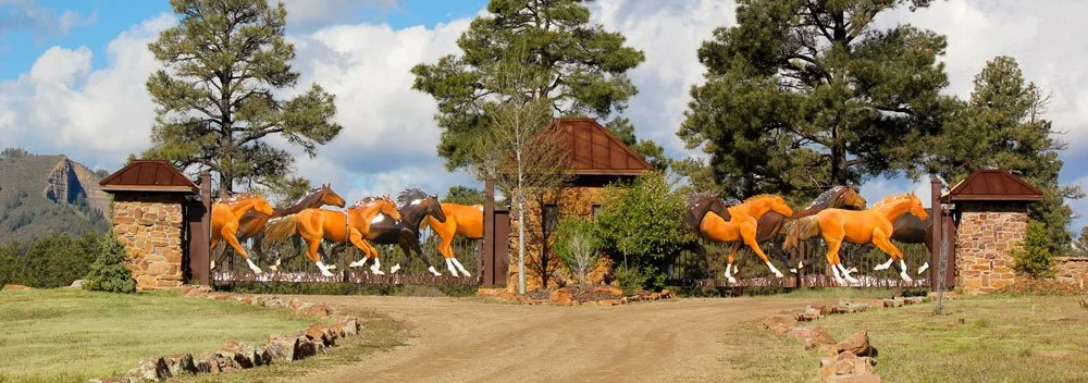 10 Horses Running | SOLD