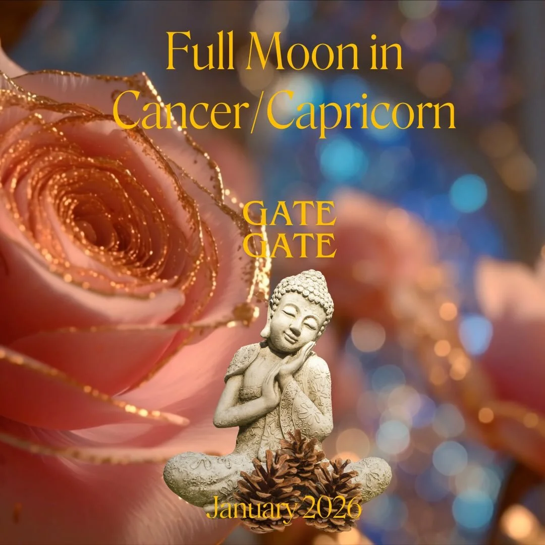 This Full Moon in Cancer , Sun in Capricorn brings an energy of eternal, ever lasting wisdom and love.

The Sabian symbols for the 14 degrees Cancer-Capricorn Axis both talk about impermanence and the capacity to focus our consciousness on what is tr