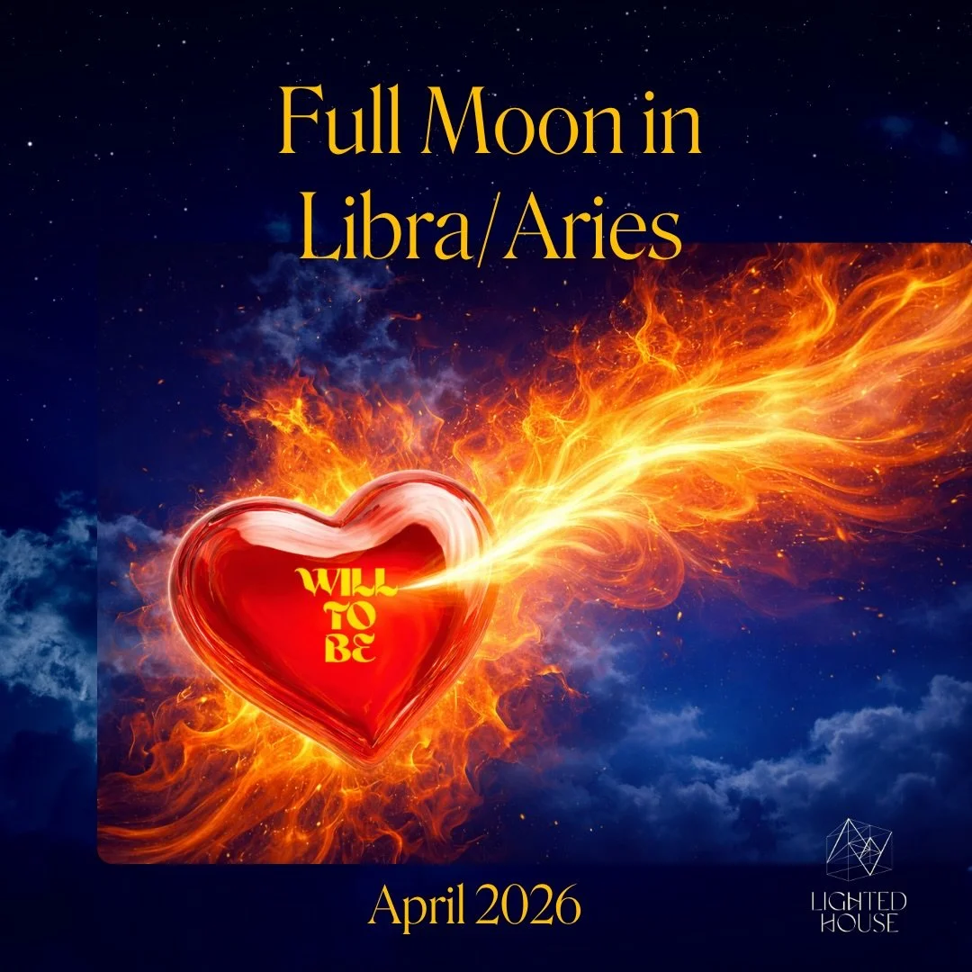 This Full Moon arrives like a living flame in the heart of humanity&hellip; like a sacred ignition of the Will to Be&mdash;
to stand fully as oneself, and to meet the other in love.

On the Libra&ndash;Aries axis, we are invited into a dance:
to hono