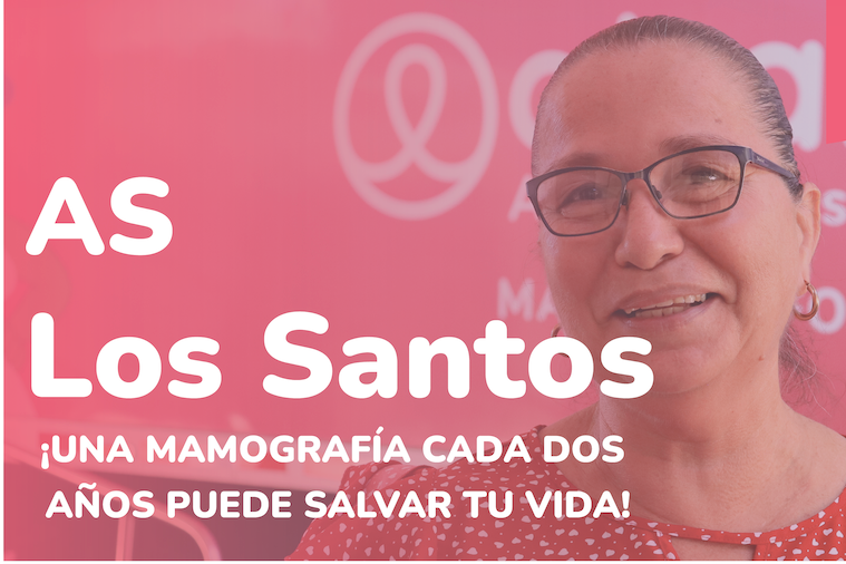 Unidad móvil de mamografías de Alsalus atenderá sin costo a mujeres en Los Santos&nbsp;
