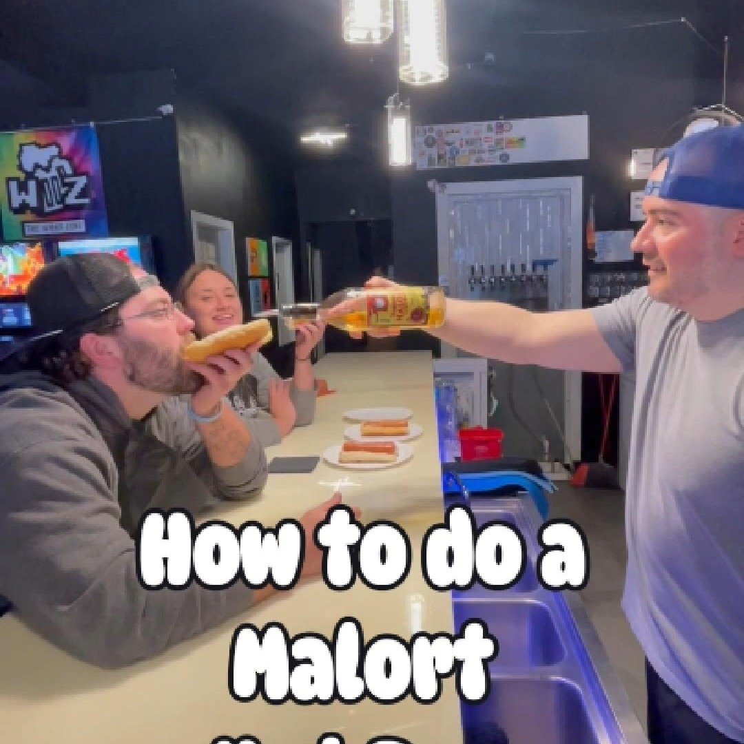 Learn how to do a Malort Hot Dog Luge just in time for National Hot Dog Day on Wednesday, July 16
#Malort #HotDogLuge #MalortChallenge #DrinkTutorial #HowToReel #BarLife #WarpZoneArcade #MidwestBarCulture #RetroBar #MalortFace #DrinkReel #OnlyAtWarp
