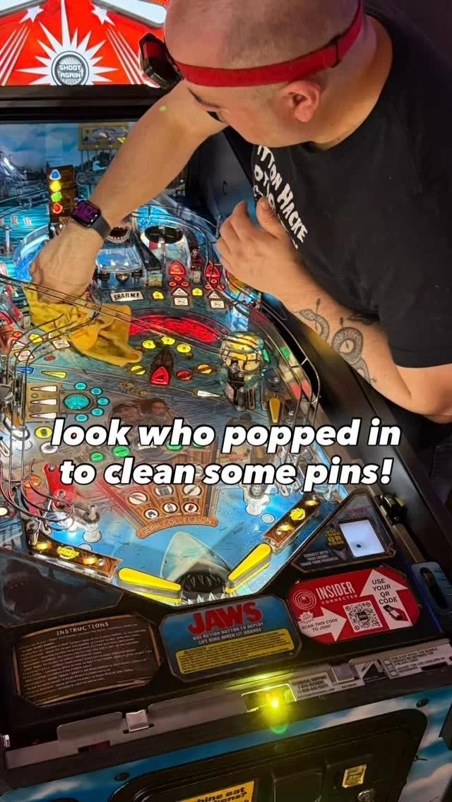 No days off 😅. Pop in tonight and admire Chris’ handwork.