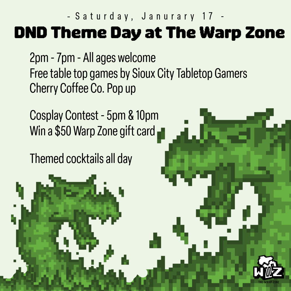 DND Theme Day at The Warp Zone