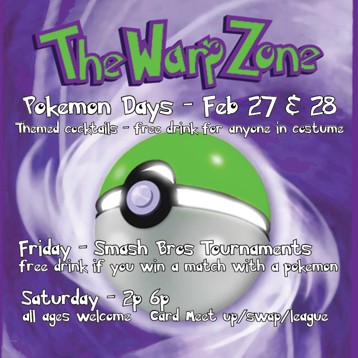 Pokemon Days at The Warp Zone