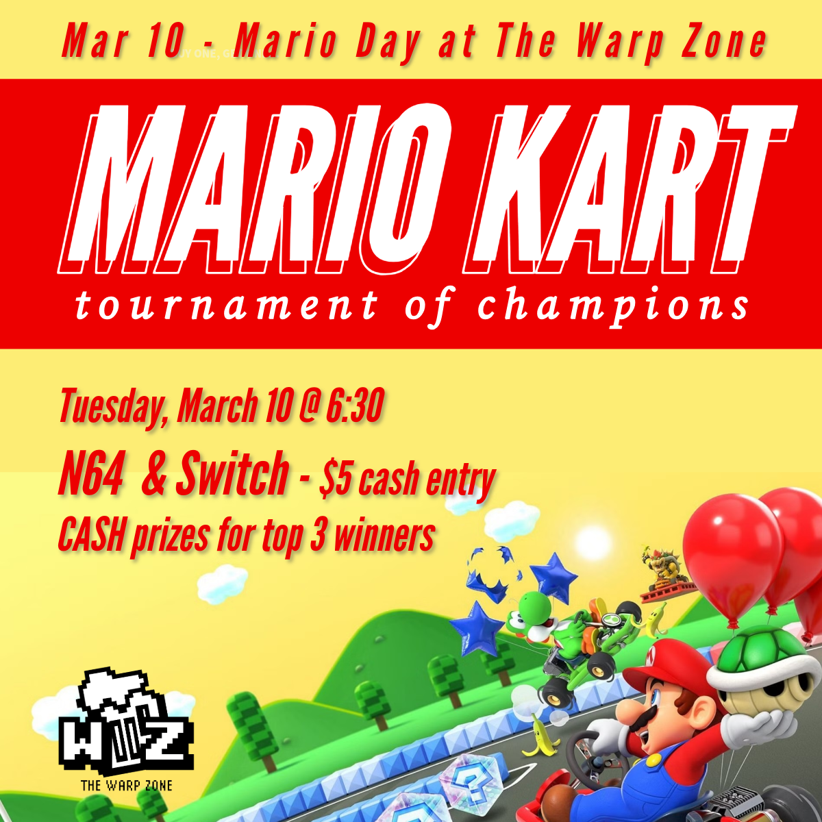 Mario Day Mario Kart Tournament